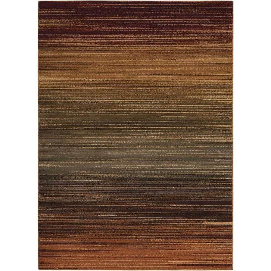 zipcode design margret machine woven brown green burgandy area rug rug size r