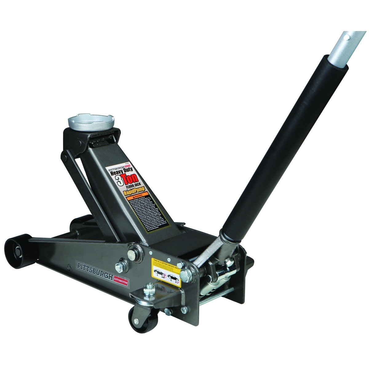 3 ton steel heavy duty floor jack with rapid pump by usatnm product image