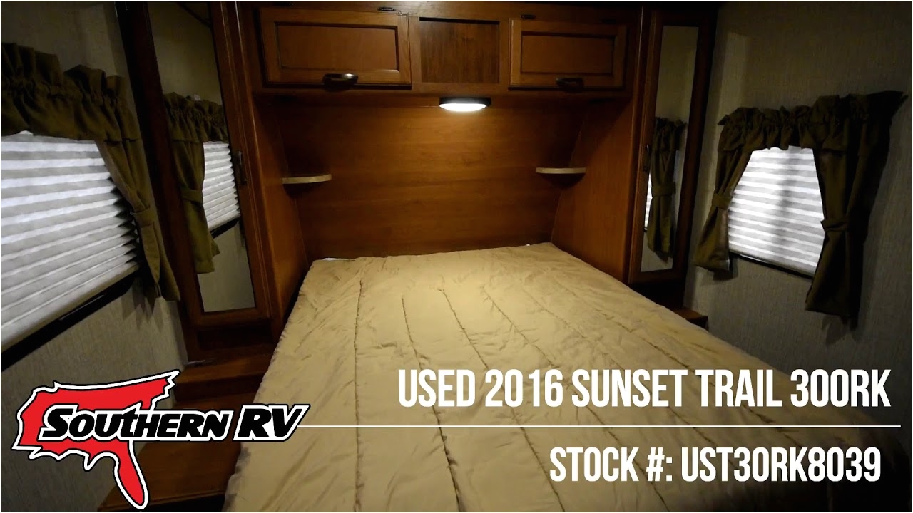 Used 2 Bedroom Motorhomes Used 2016 Sunset Trail 300rk at southern Rv In Mcdonough Ga Youtube