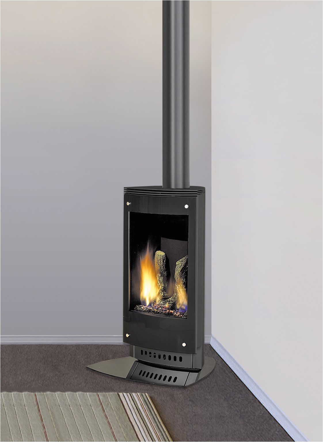 heat glo vrtikl sleek lines and contemporary style with the practicality efficiency and