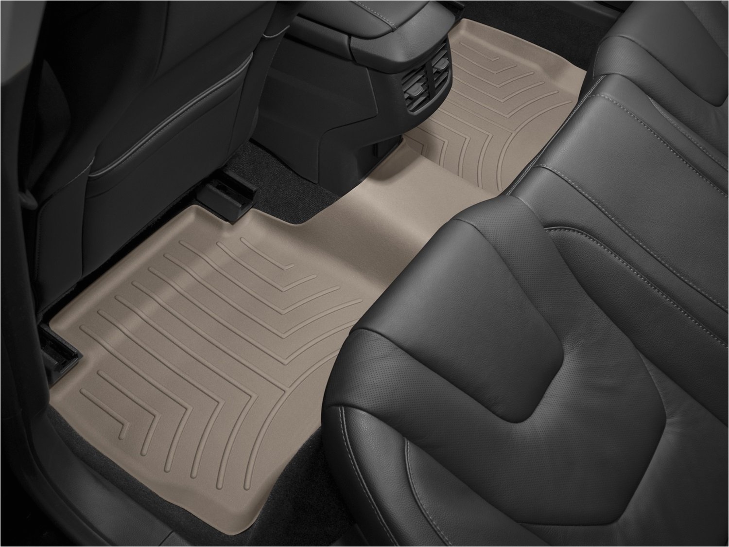 amazon com weathertech custom fit rear floorliner for ford f150 super crew tan automotive