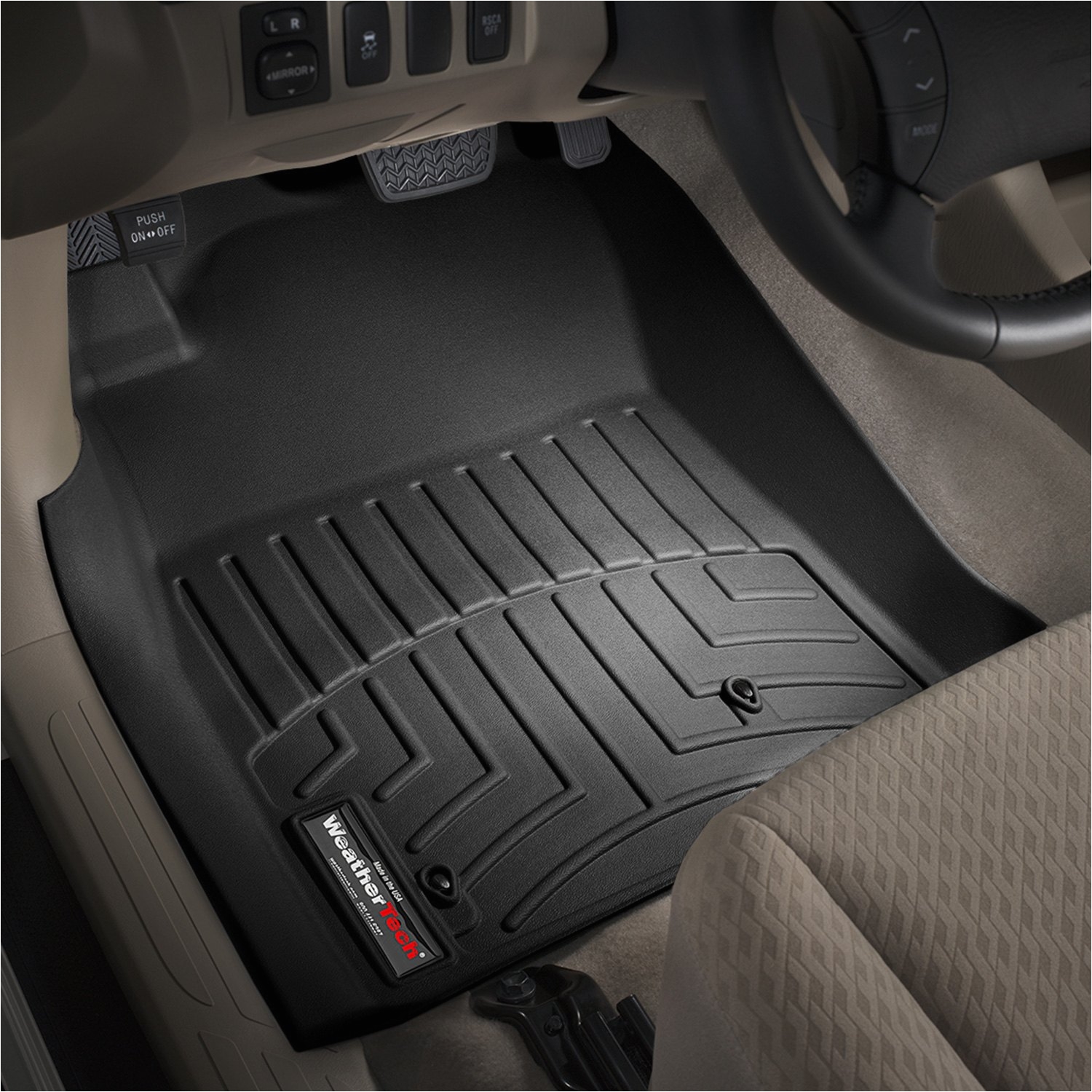 weathertecha digitalfita molded floor liners black