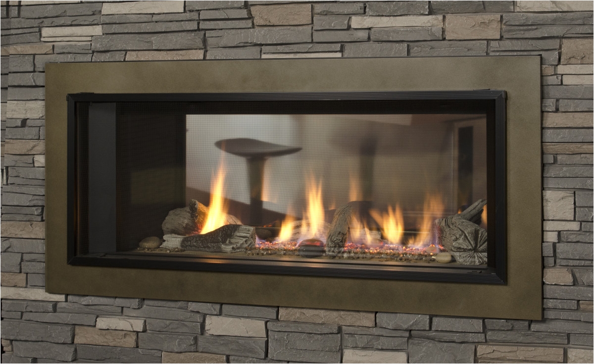 valor l1 2 sided gas fireplace sutter home hearth