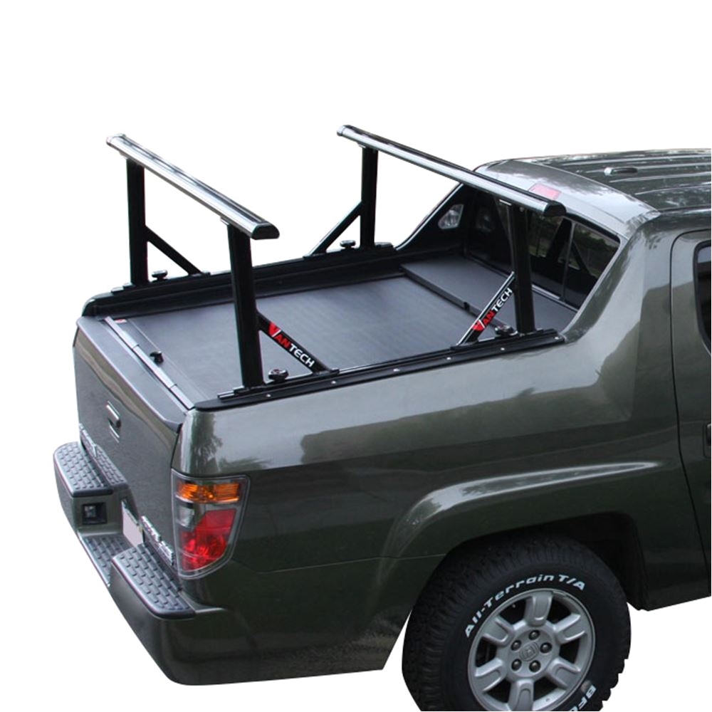 p3309b black aluminum 65 honda ridgeline ladder rack