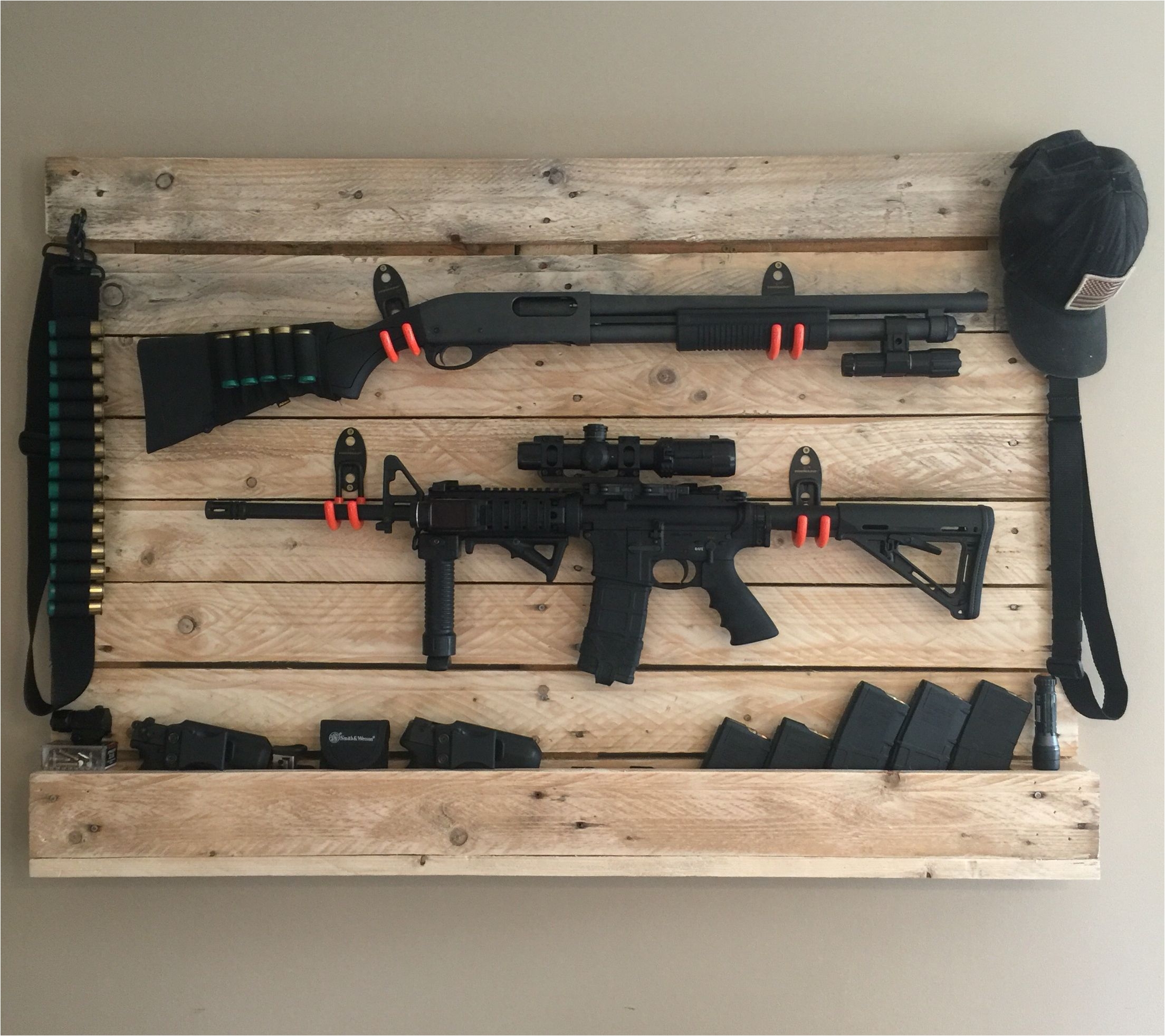 pallet gun rack