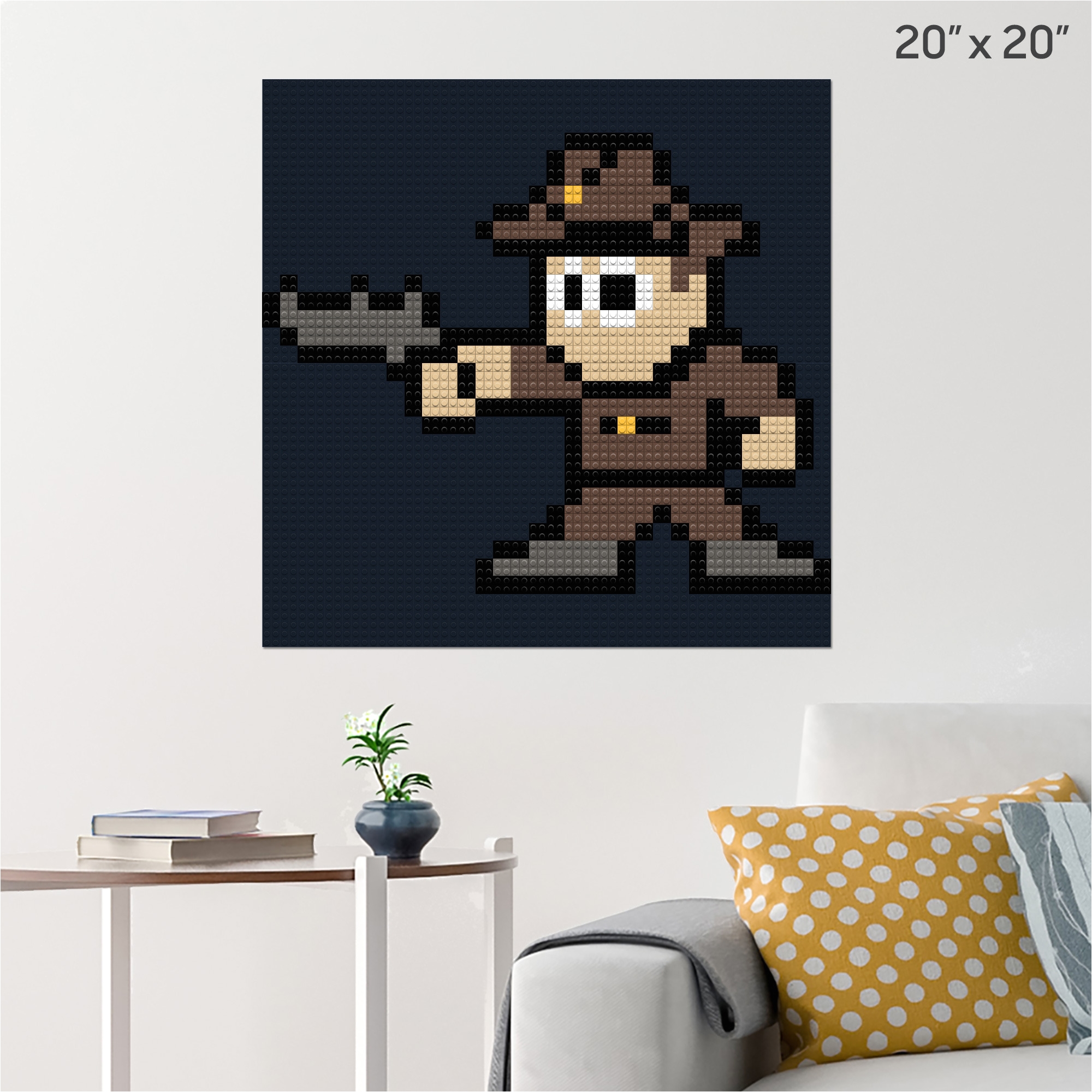 walking dead rick pixel art pixel brik wall poster 2x2 black building bricks 5a24f9bdf6c96a8d29720c6e jpg