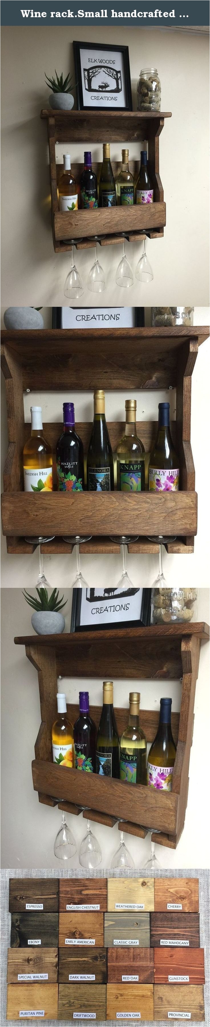 this wine rack is beautifully hand crafted it is a wall mount wine bottle and wine