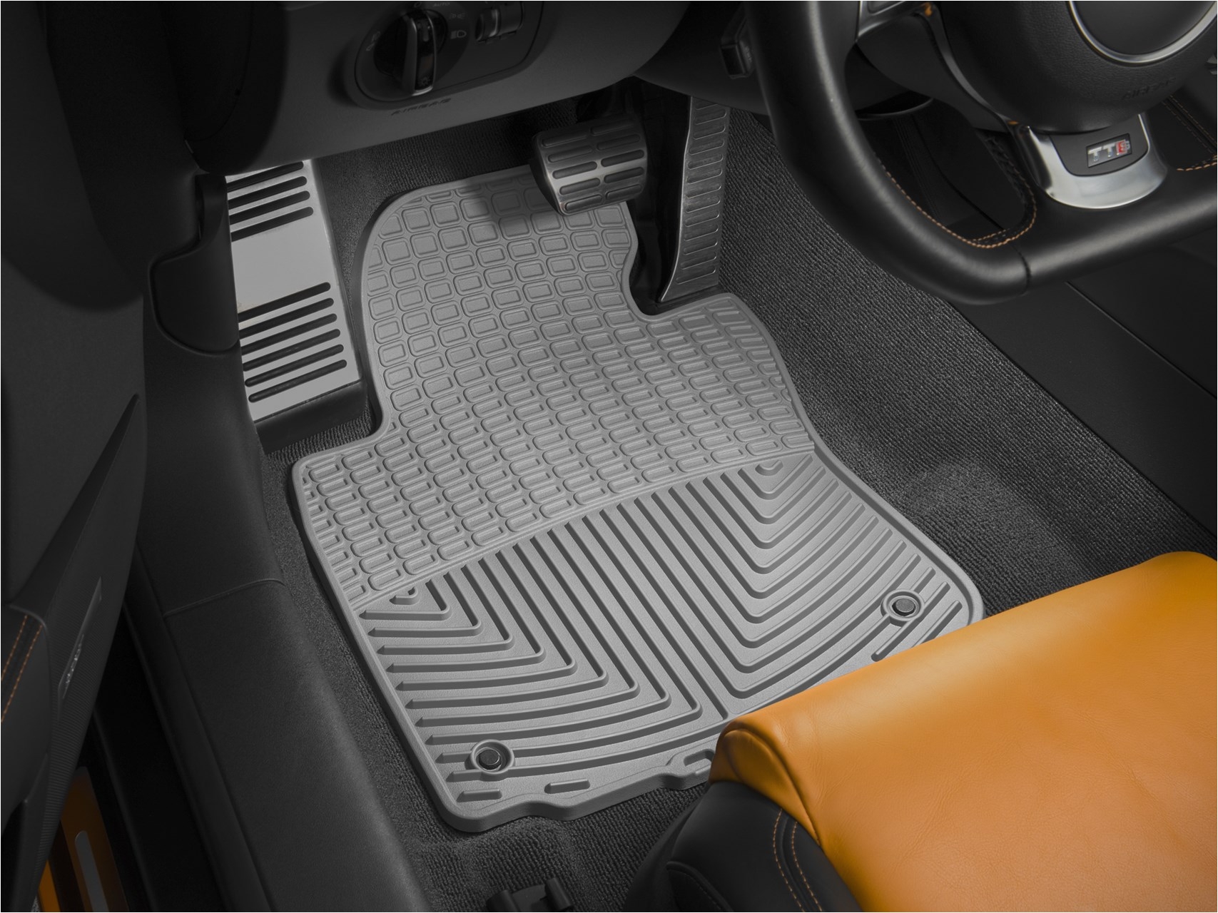 all weather car mats grey front row by weathertech