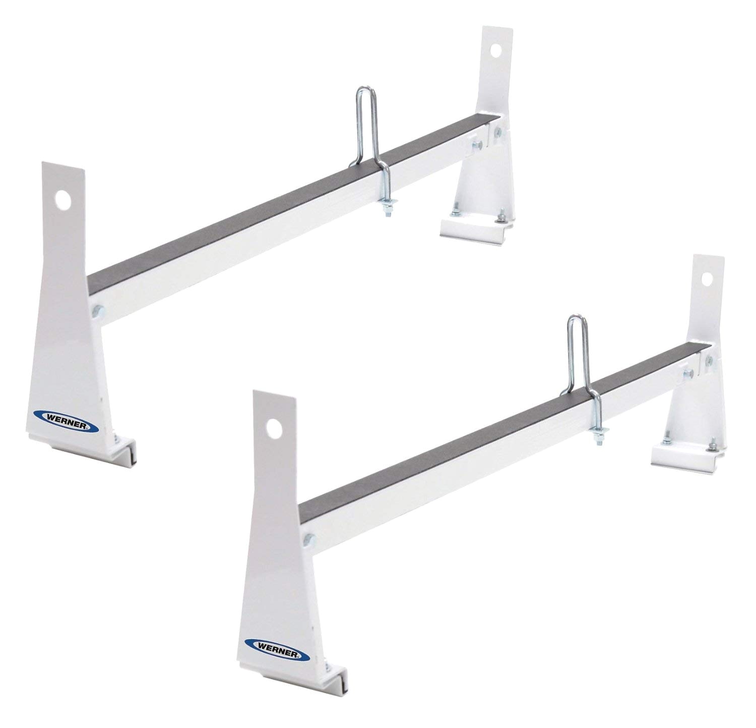 Werner Ladder Racks for Vans Amazon Com Werner Vr401 W 2 Bar Steel Ladder Rack for Vans White