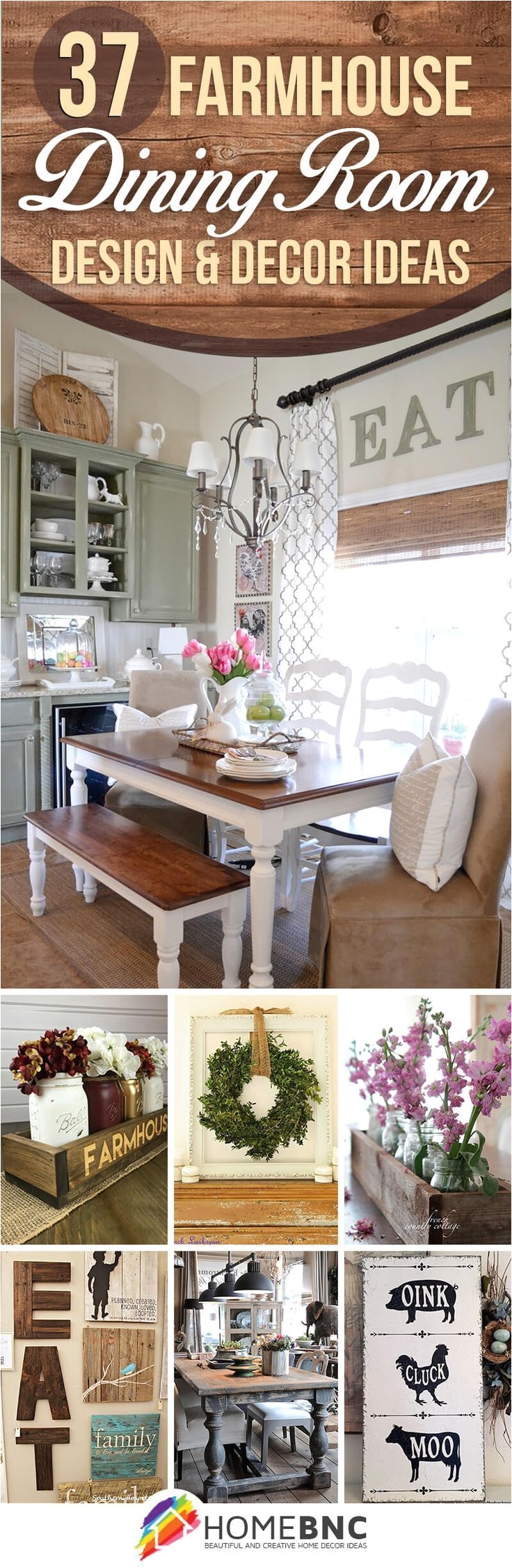 37 timeless farmhouse dining room design ideas that are simply charming