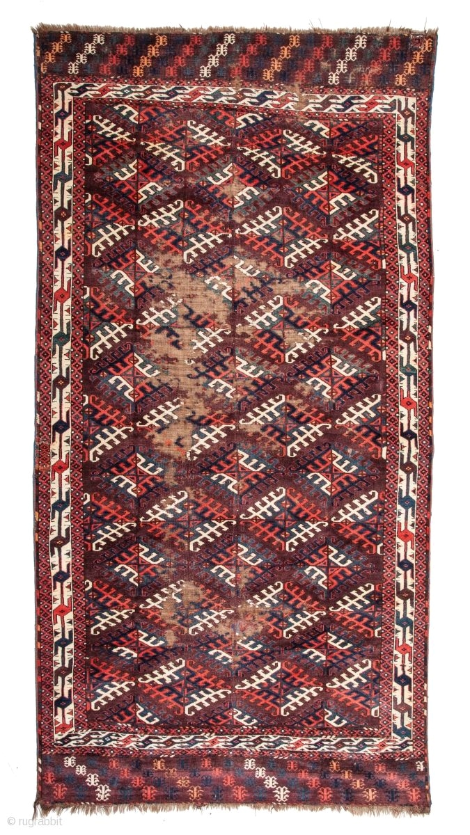 turkmen yomud main rug 150 x 295 cm 4 9