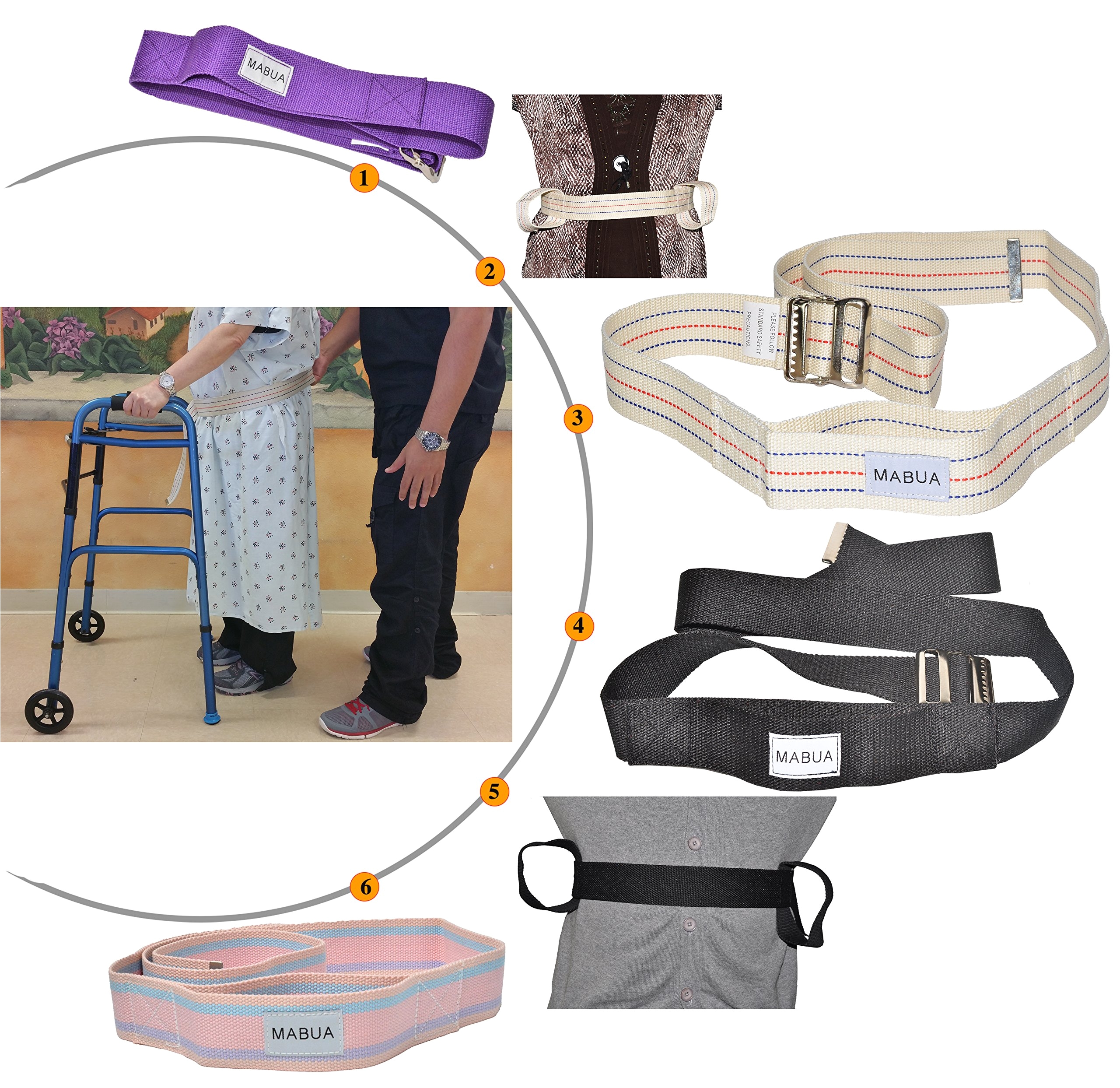 When Using A Transfer Belt to Transfer A Person to A Chair or Wheelchair Grasp the Belt at Amazon Com Physical therapy Gait Belt with Metal Buckle Black