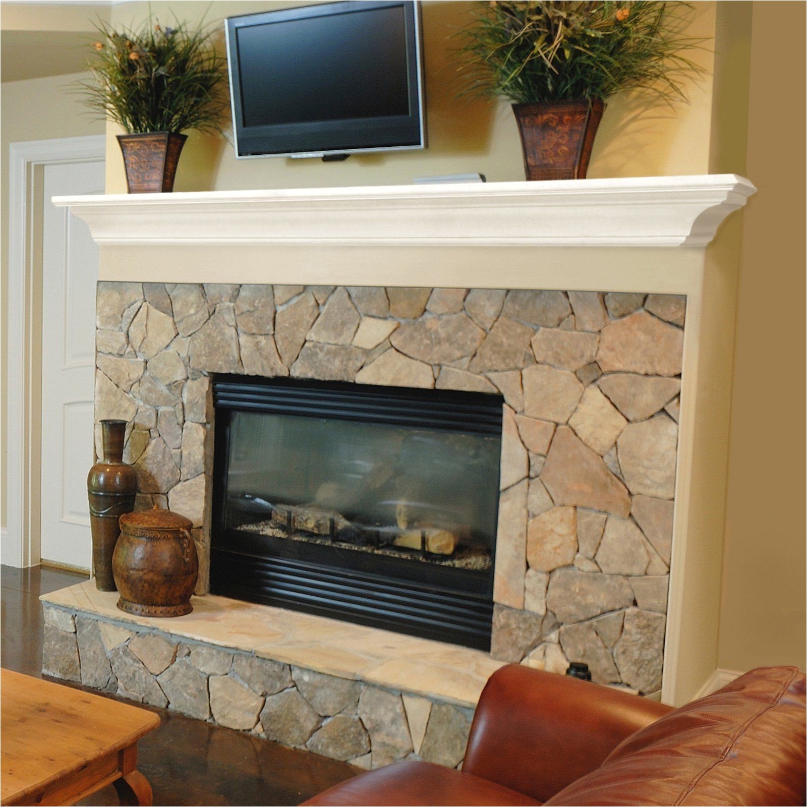 White Mantel Gas Fireplace Painted Wooden White Fireplace Mantel Shelf Pinterest White