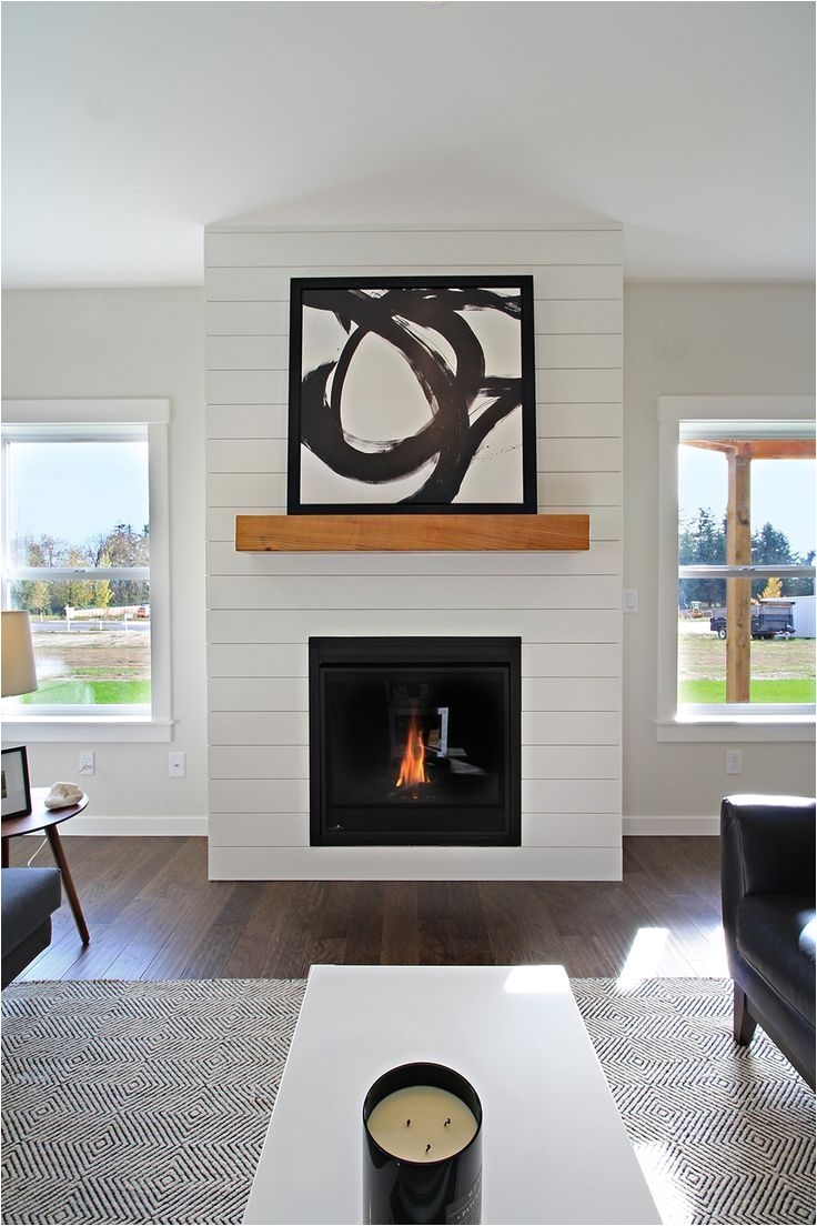 White Quartz Fireplace Surround White Shiplap Fireplace Surround with Wood Mantle Woodsman 11
