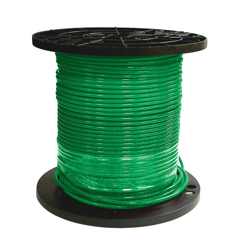 6 green stranded cu simpull thhn wire