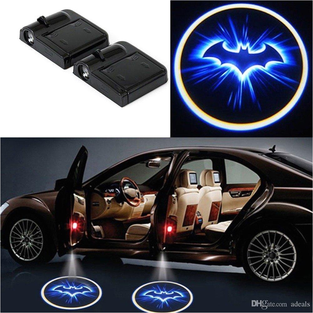 2018 wireless led car door light welcome lamp projector cool logo ghost shadow light batman logo no drill type from adeals 7 22 dhgate com