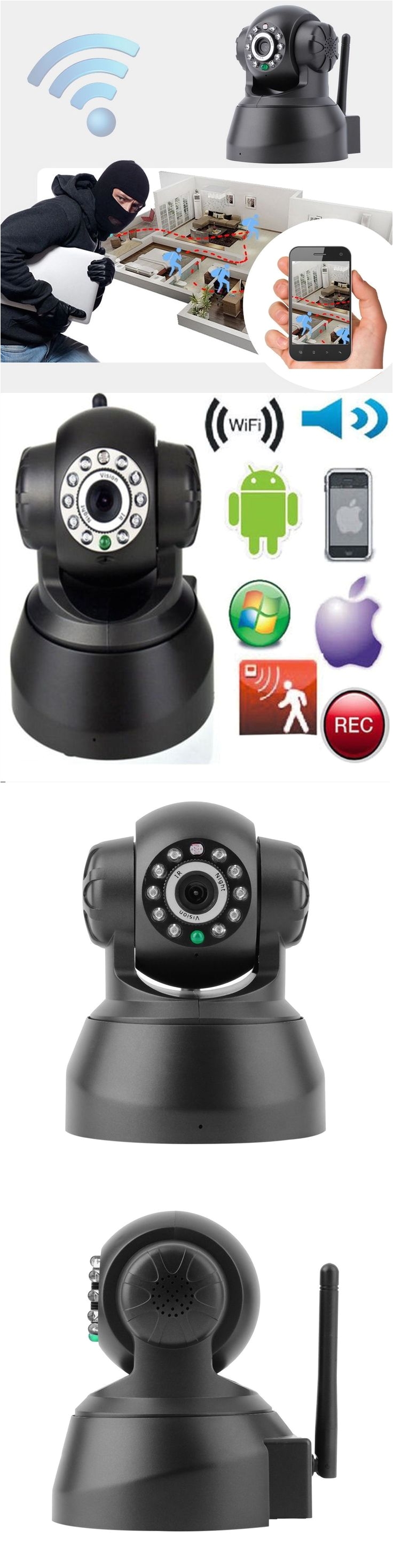security cameras 1pc sricam 3mp 1080p wireless ip camera wifi security night vision cam us
