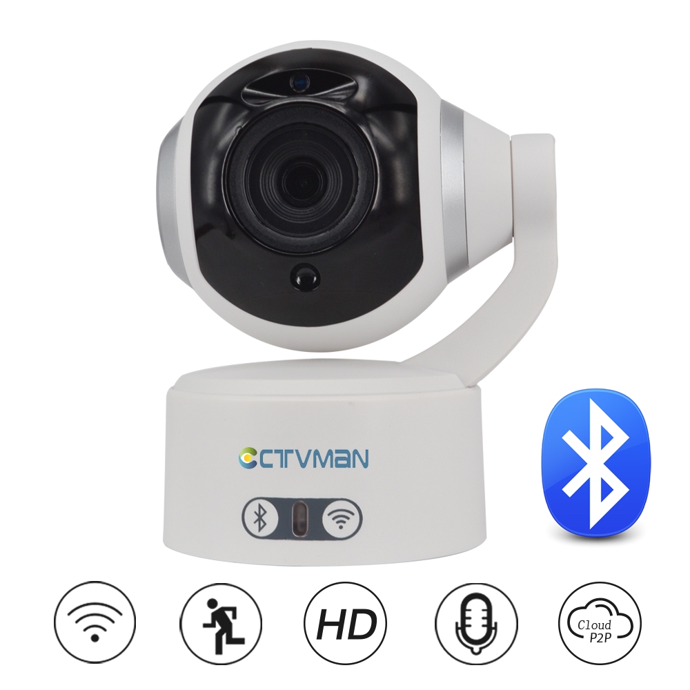 01ctvman wi fi security camera 1080p 2mp with bluetooth speaker ptz wireless camara ip wifi