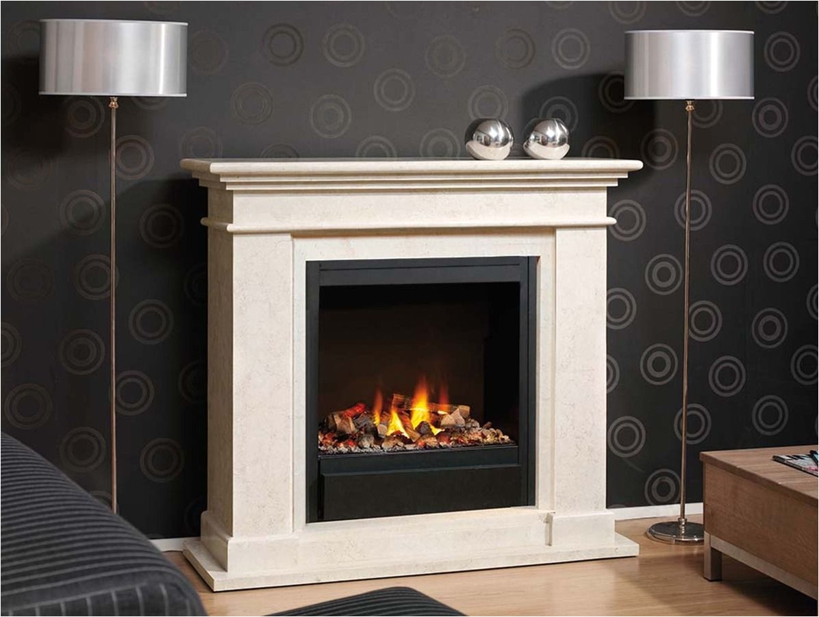 kos electric fireplace with a classic design