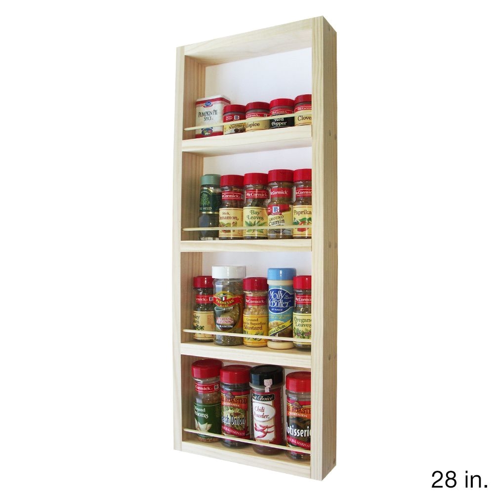 wg products elgin on the wall spice rack