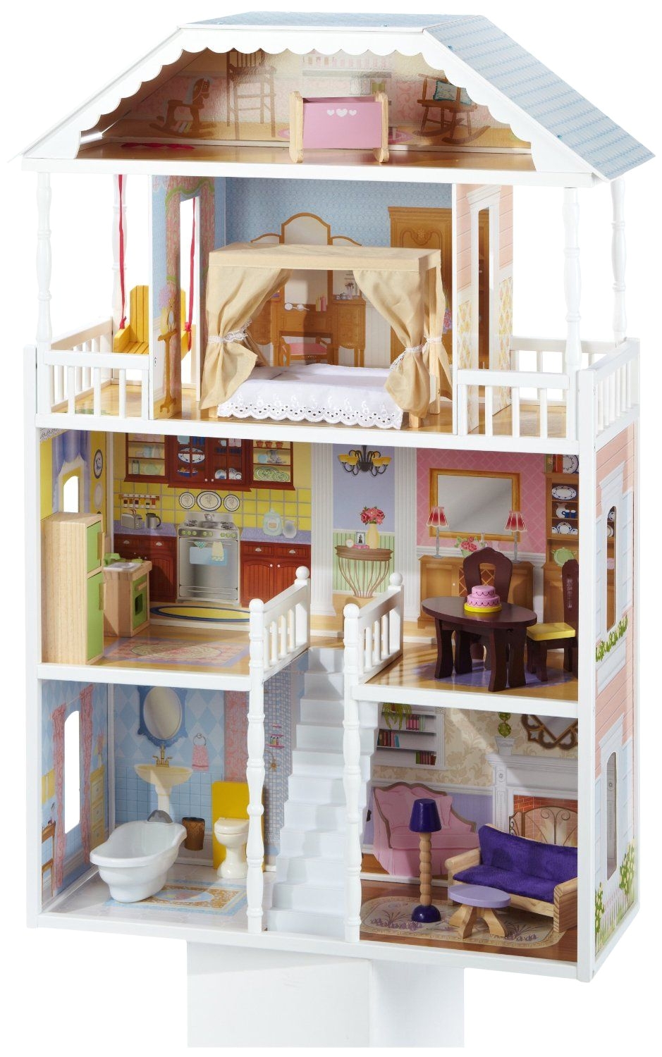 kidkraft savannah dollhouse with furniture