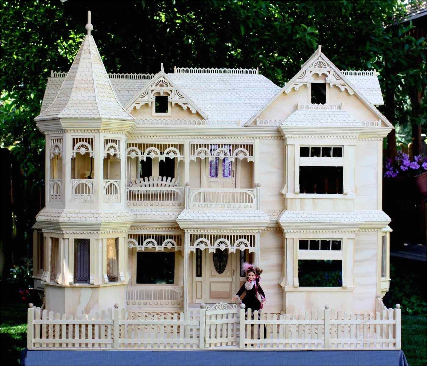 victorian barbie doll house woodworking plans pattern only no wood included