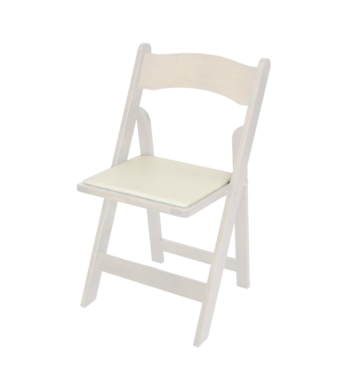 Wooden Folding Chairs with Cloth Seat Replacement Vinyl Seat Pad for Wood Folding Chairs