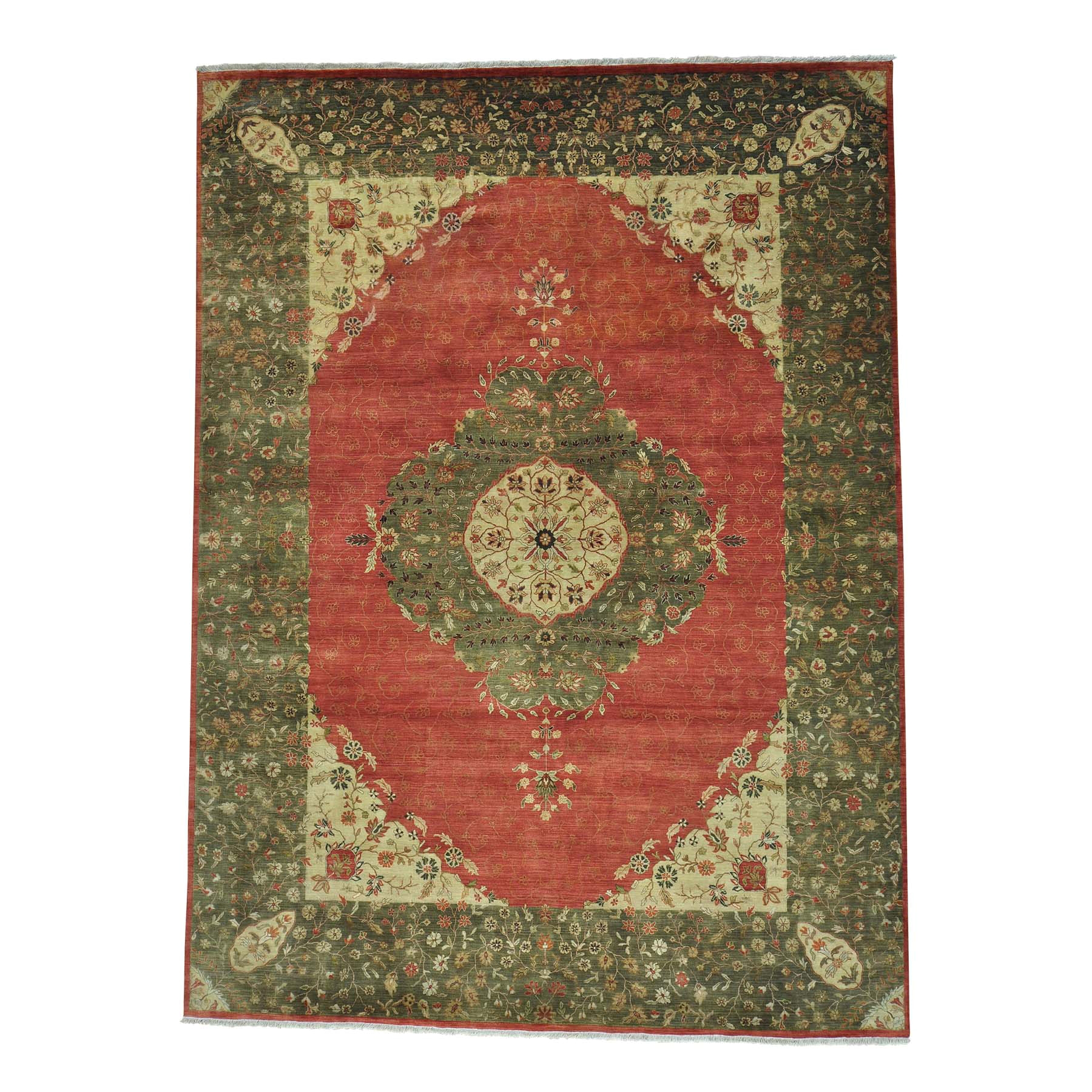 9 x12 2 antiqued tabriz 300 kpsi vegetable dyes handmade oriental rug sh28128