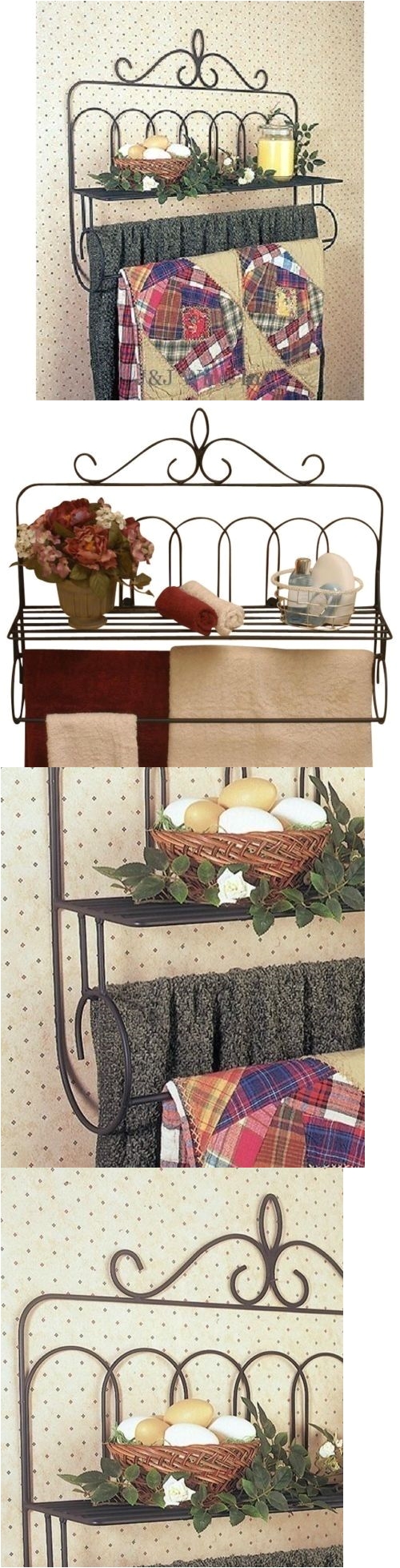 Wrought Iron Wall Mounted Quilt Rack Quilt Hangers and Stands 83959 Quilt Rack Wall Mount Hanger with