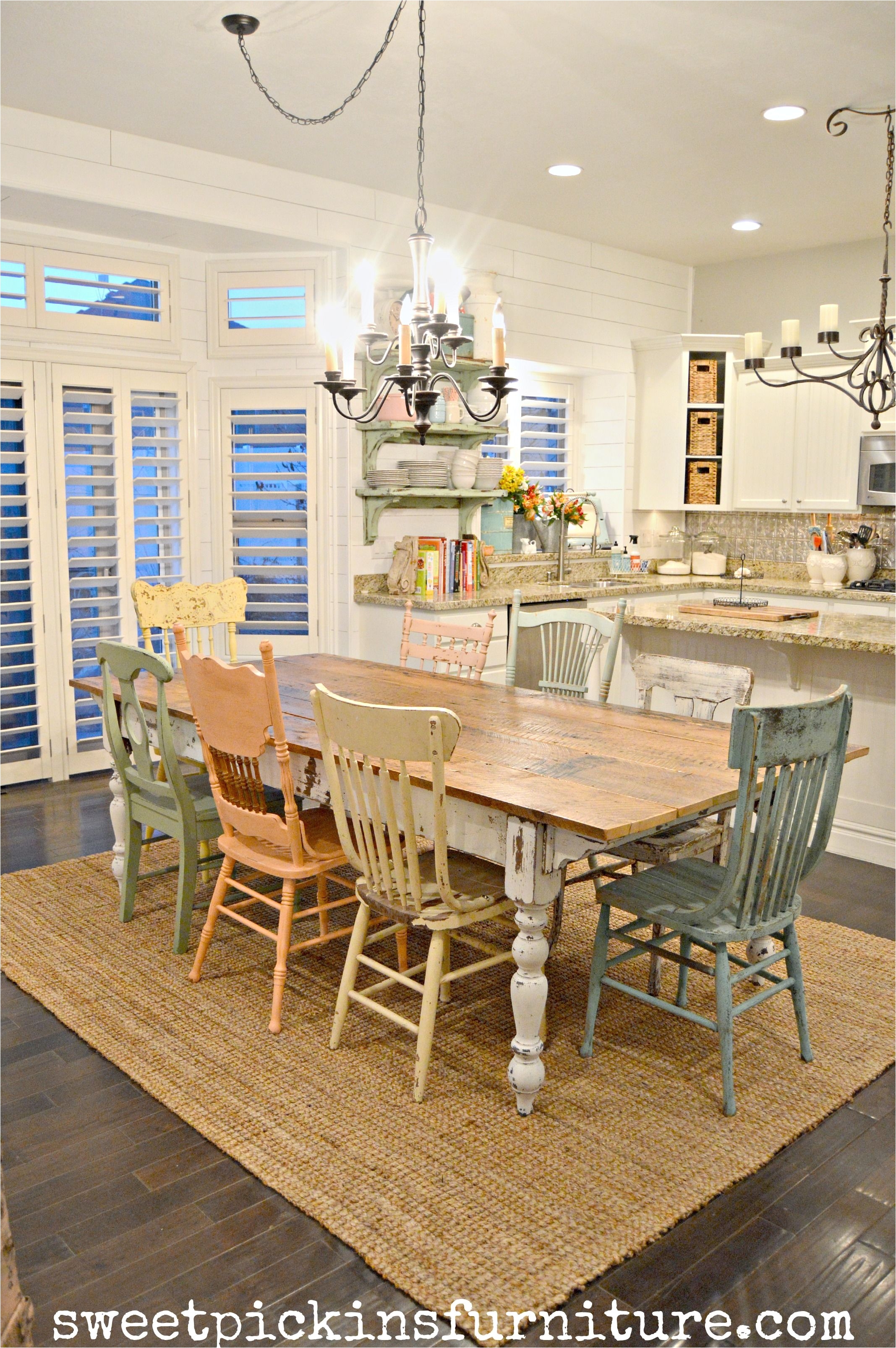 Xenia Anna White Linen Chair and A Half In White Linen Farmhouse Kitchen How to Style Your Kitchen Like One Ana