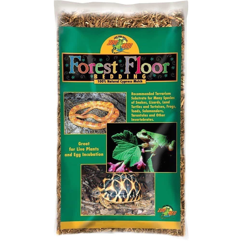 Zoo Med forest Floor Cypress Mulch Zoomed forest Floor 8 Quarts tortoise Substrate Habitat Substrate