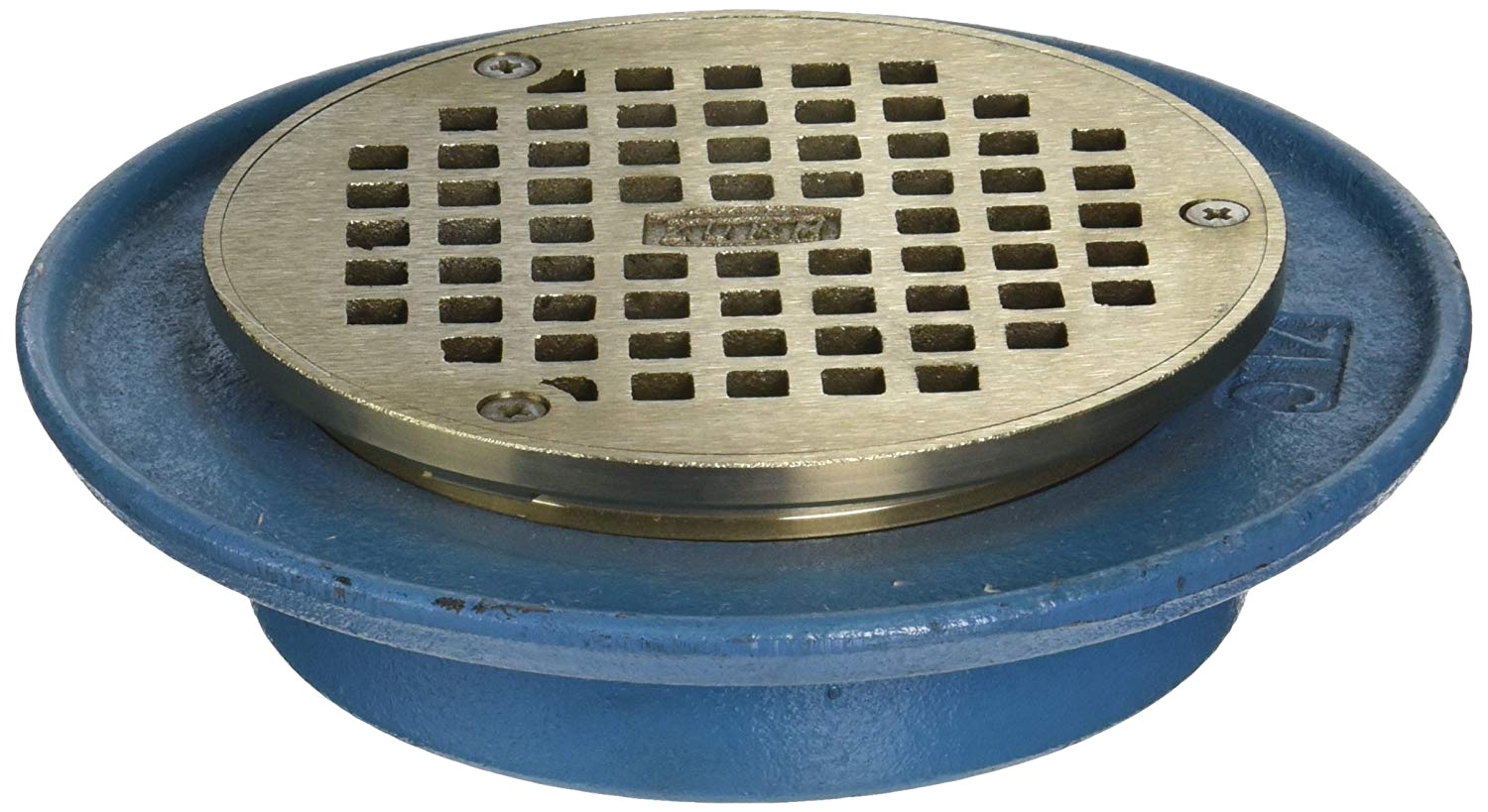 zurn fd2322 ip2 low profile adjustable area floor drain 2 ips connection amazon com industrial scientific