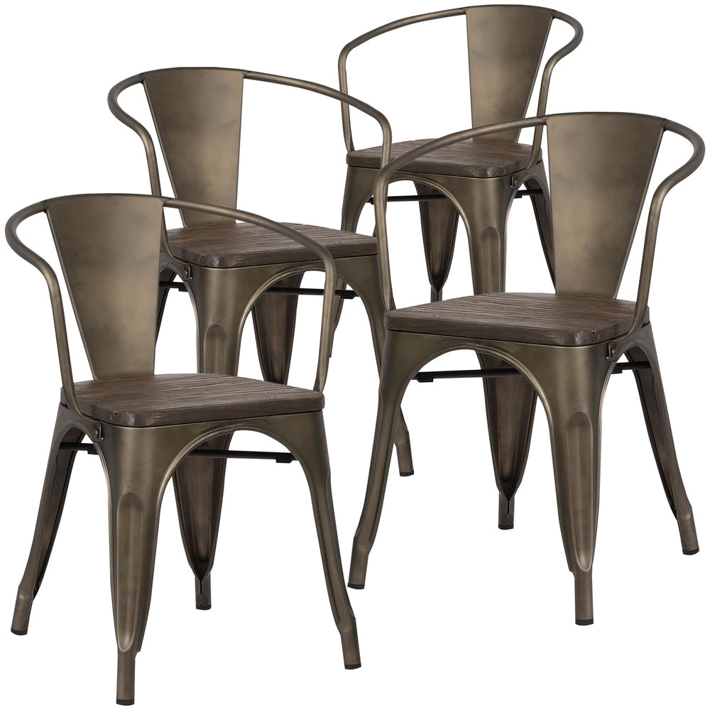 Bronze Metal Dining Chairs Metal Dining Chairs Kitchen Dining Room Furniture the Home Depot