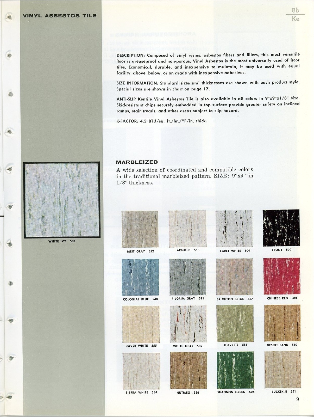 Kentile asphalt Floor Tile asbestos Books Colors In Tile Kentile Floors Catalog