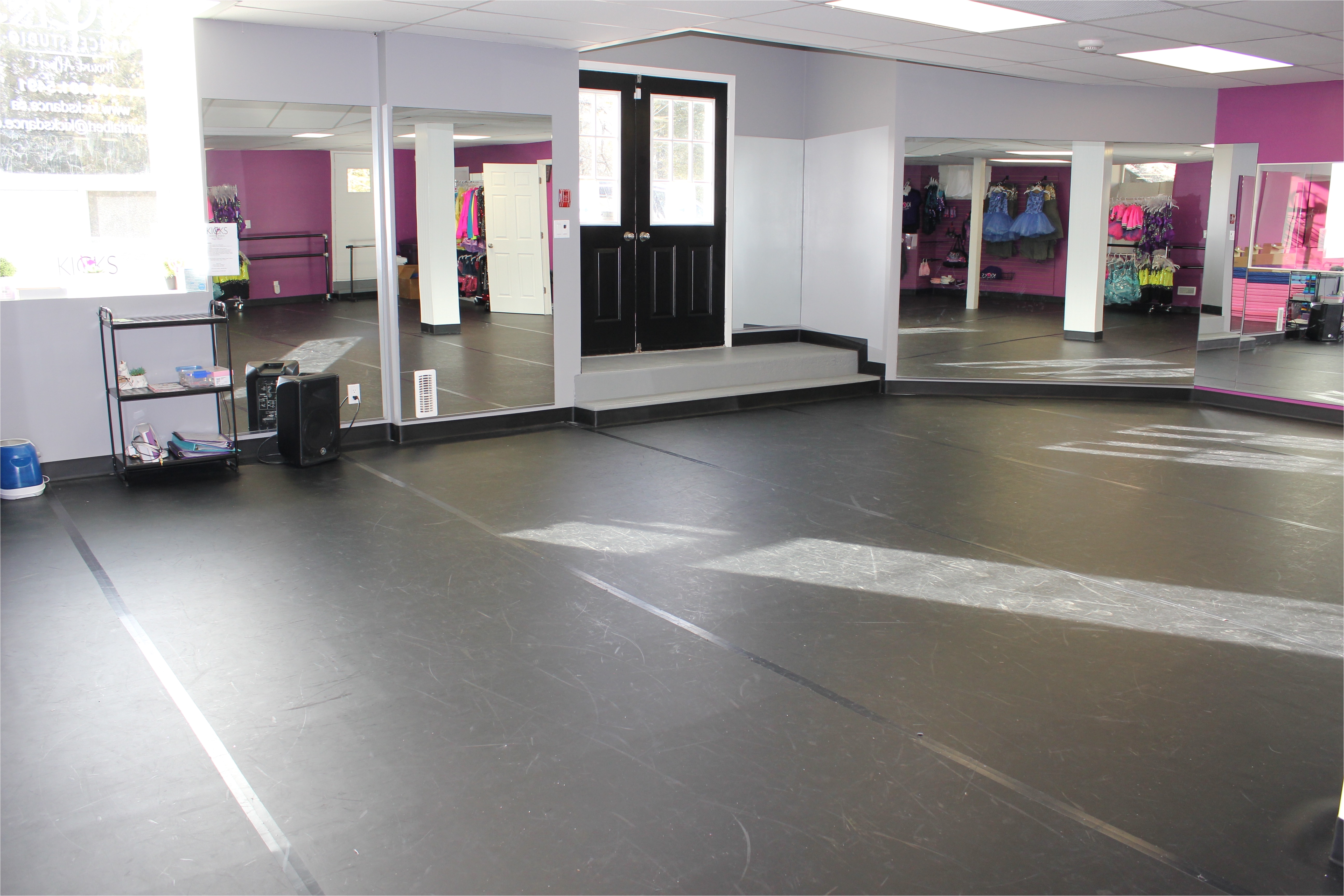 Rosco Adagio Dance Floor Dance Studio Mount Albert Kicks Dance Studio Mount Albert Facility