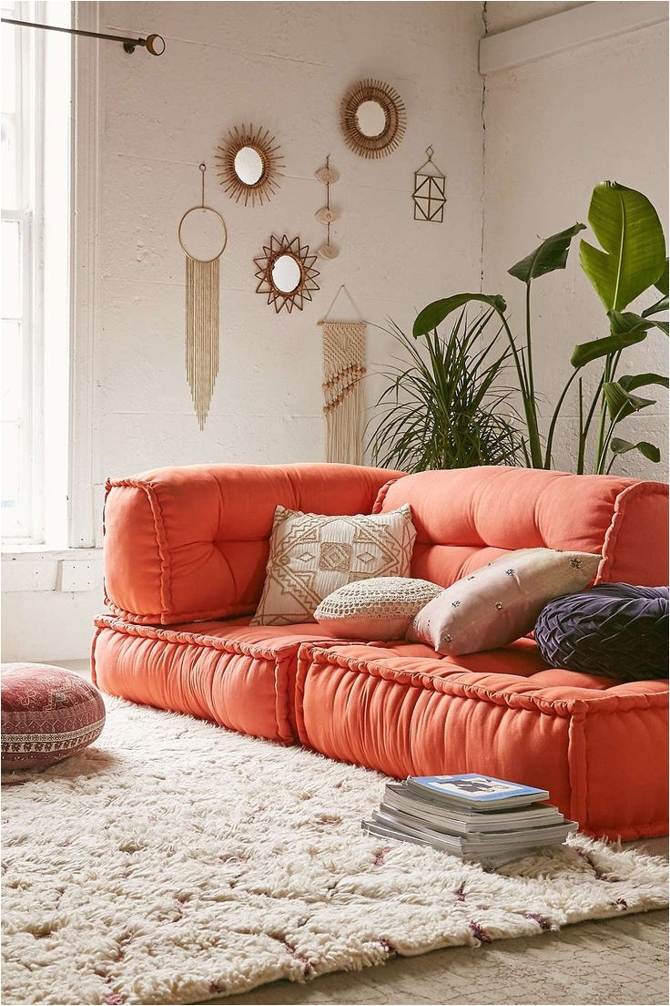 Velvet Tufted Floor Cushions Add Pillows Floor Couchzachary Horne Homes