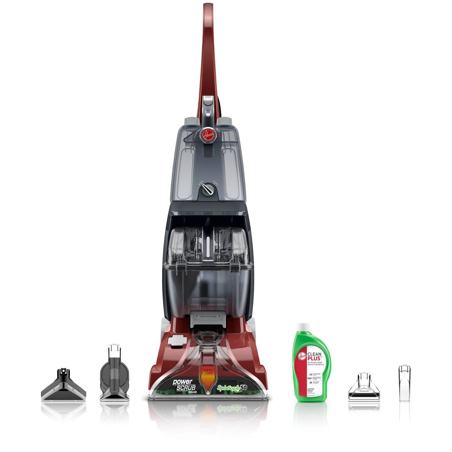 Walmart Steam Floor Mops Hoover Power Scrub Carpet Cleaner W Spinscrub Technology Fh50135