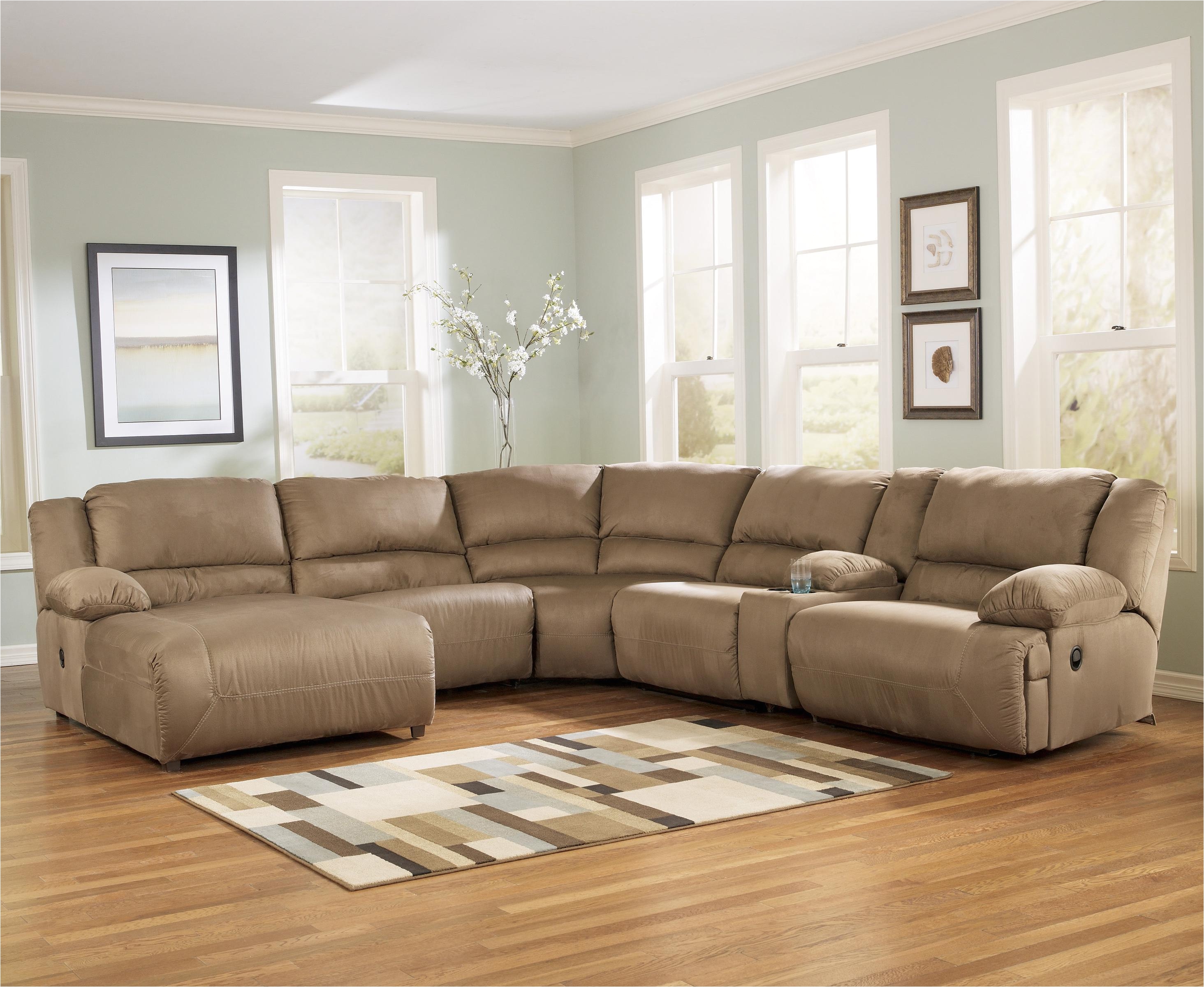 Ashley Furniture Midland Tx Signature Design by ashley Hogan Mocha 6 Piece Motion Sectional