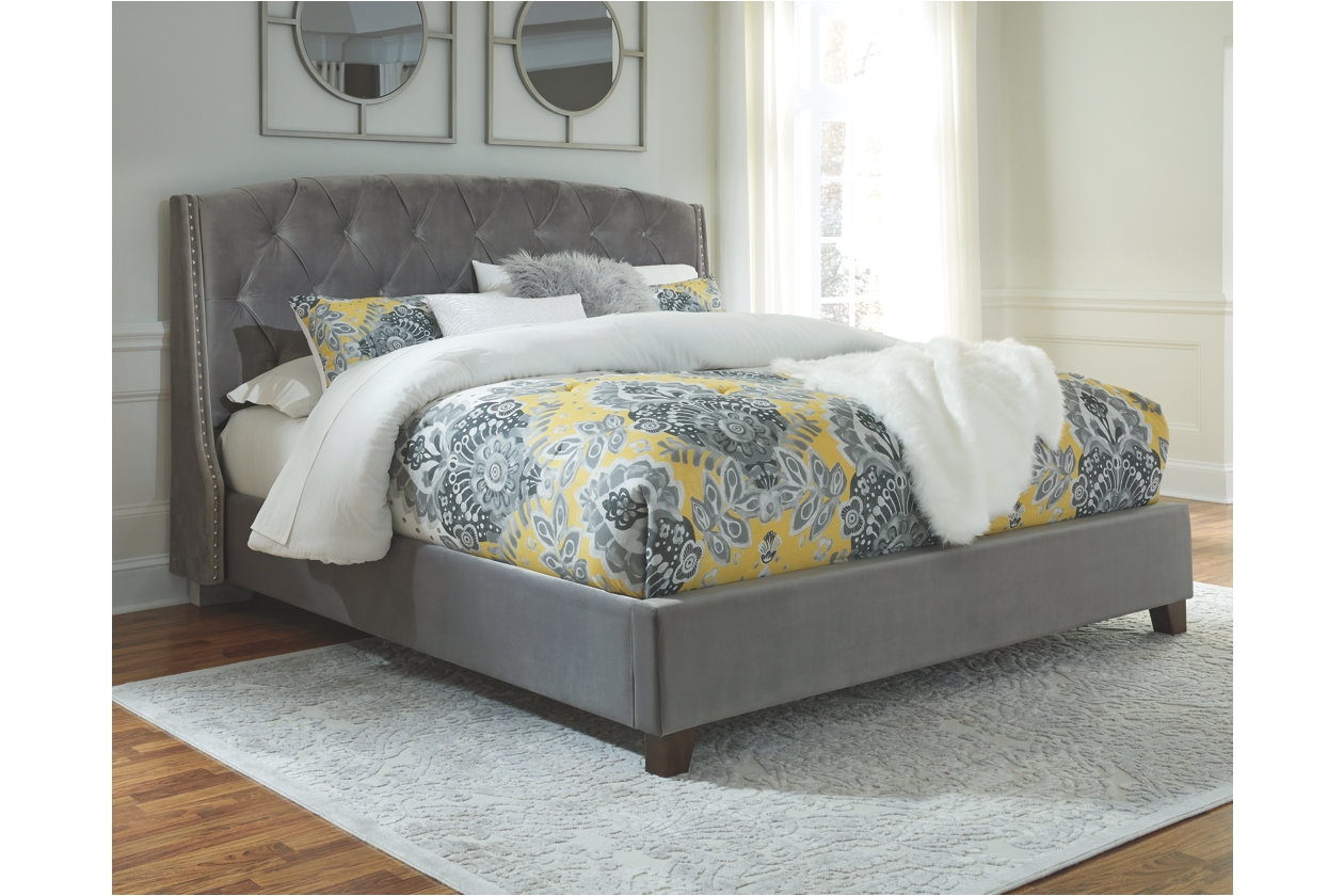 kasidon king tufted bed ashley furniture homestore