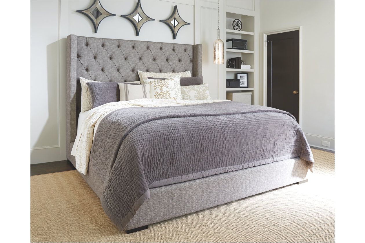 sorinella queen upholstered bed ashley furniture homestore