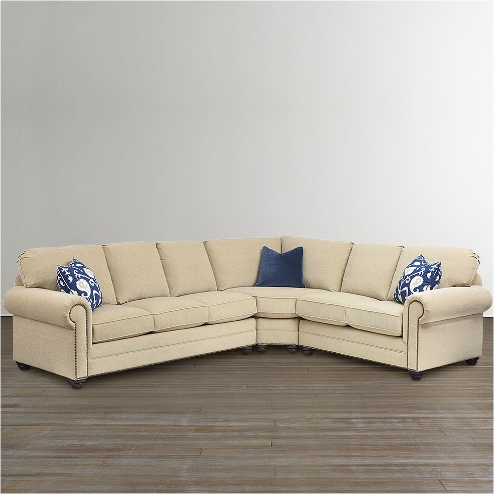 Bassett Furniture Houston L Shaped Section Custom Upholstered