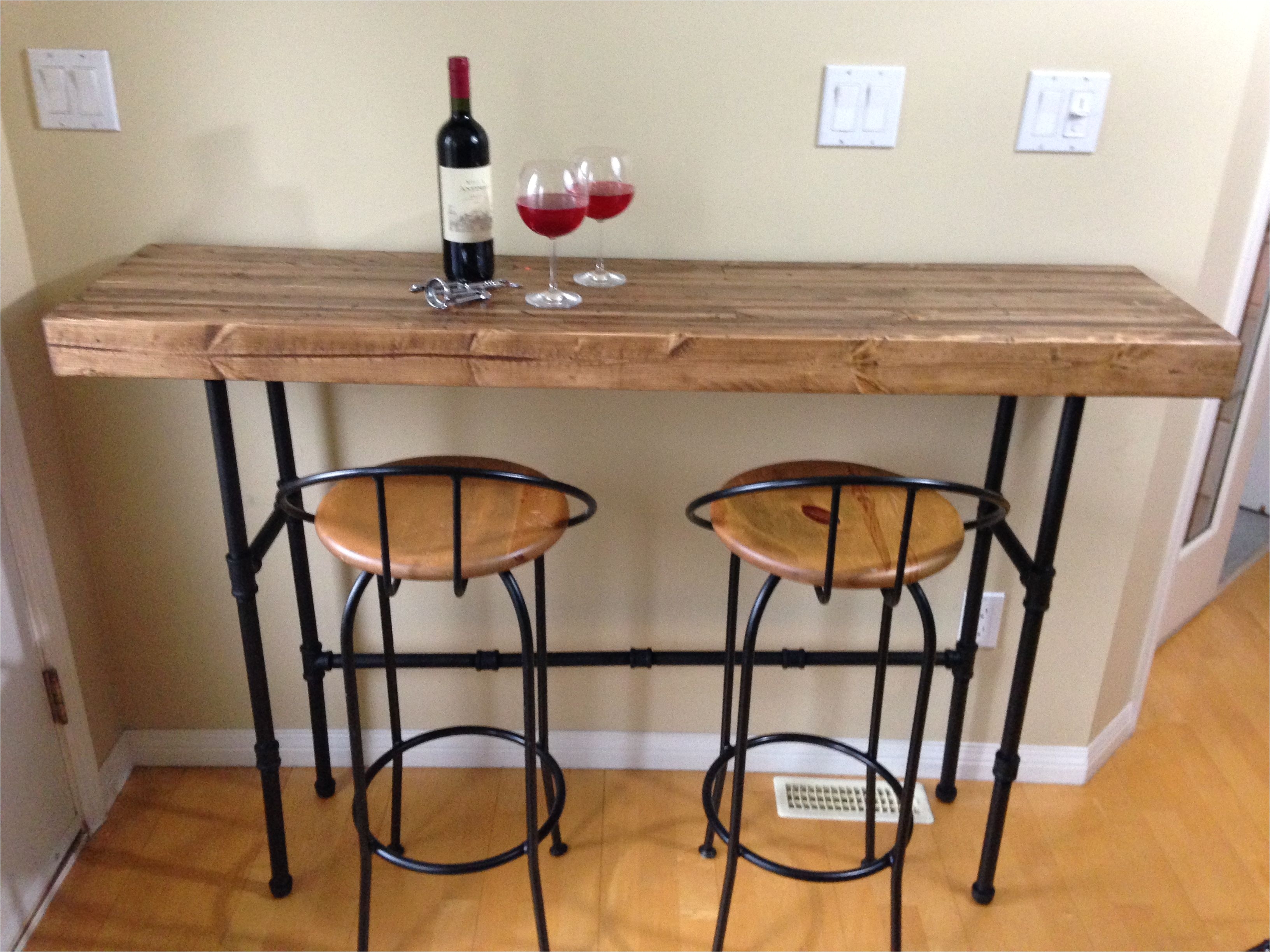 Beetle Kill Furniture Beetle Kill Spruce Kitchen Bar or Stand Up Desk I Recessed the Back