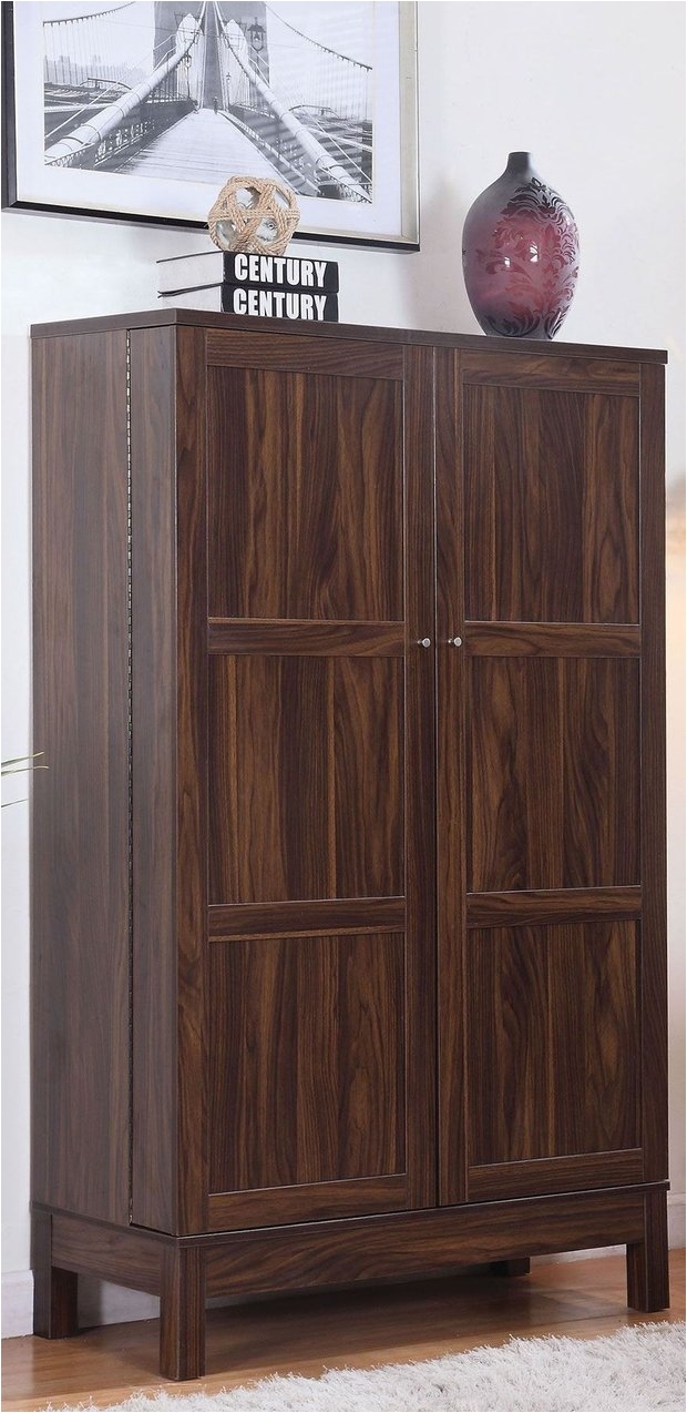 dark walnut bar cabinet