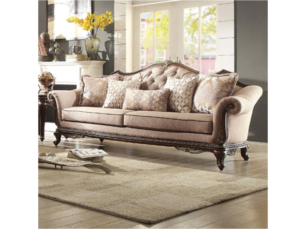 homelegance bonaventuresofa with tufted back