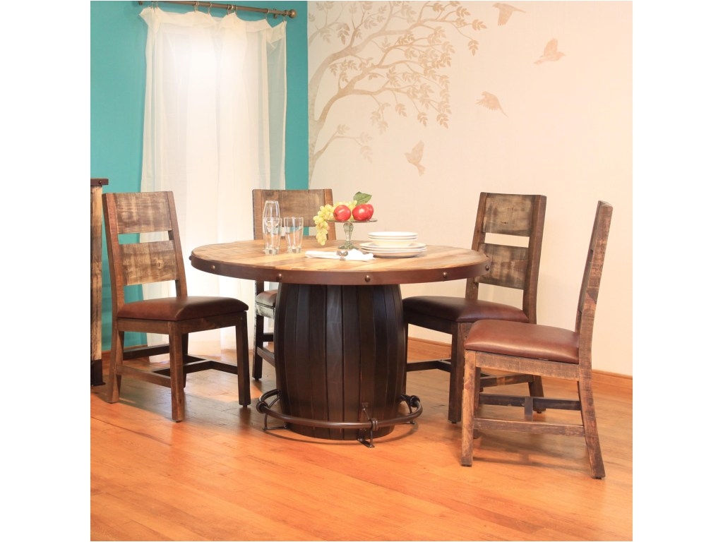 international furniture direct 900 antique5 piece dining set