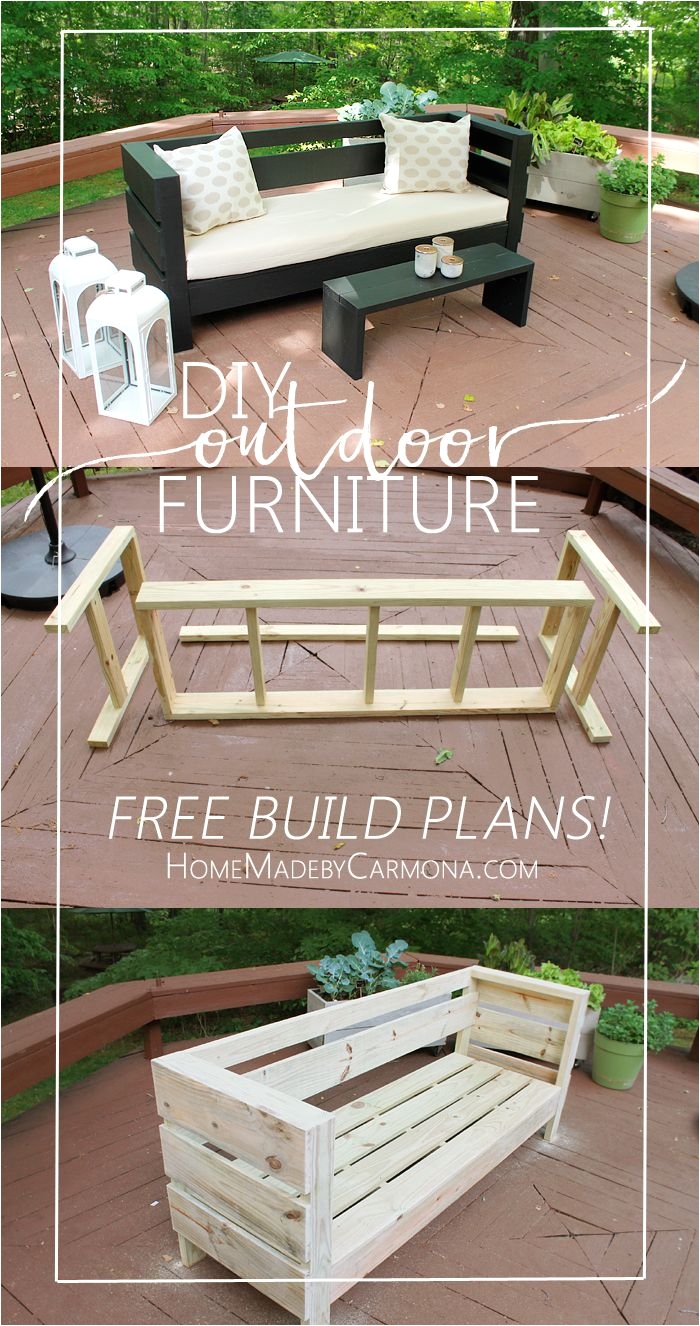 Diy 2×4 Patio Furniture Outdoor Furniture Build Plans My Patio Pinterest Coffee Table