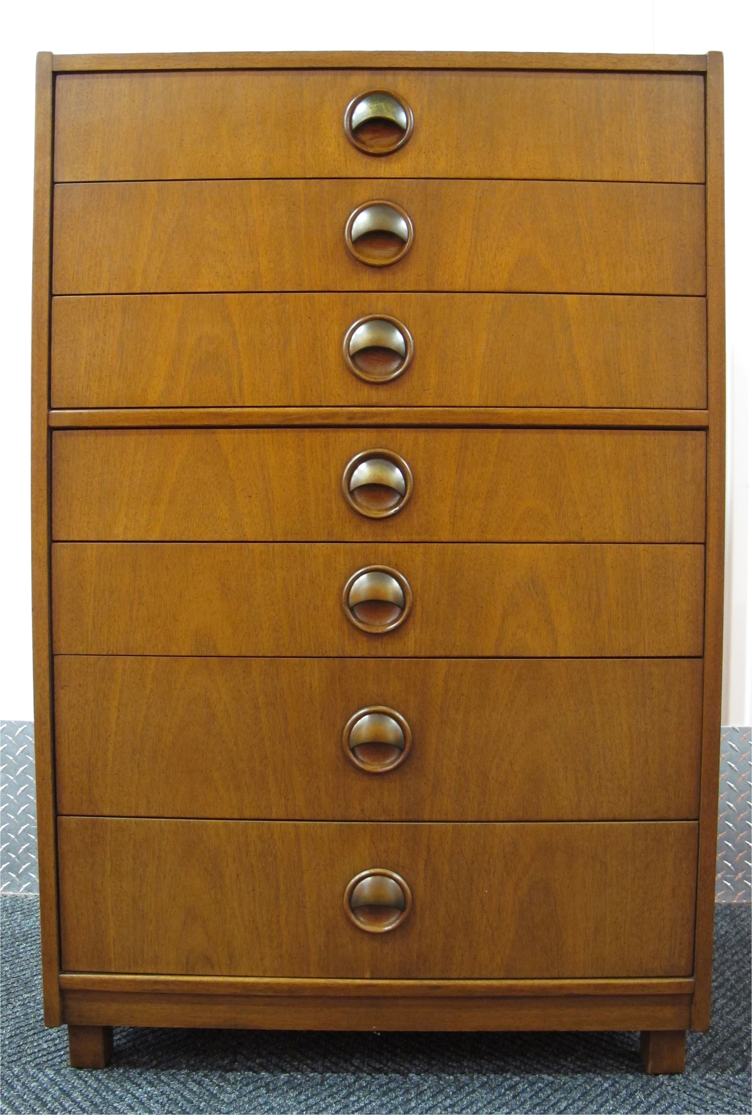 drexel mahogany tall dresser