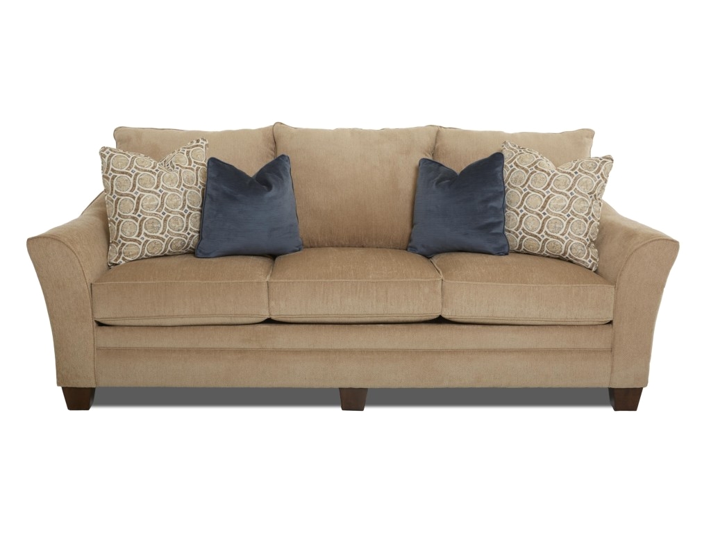 klaussner posenstationary contemporary sofa