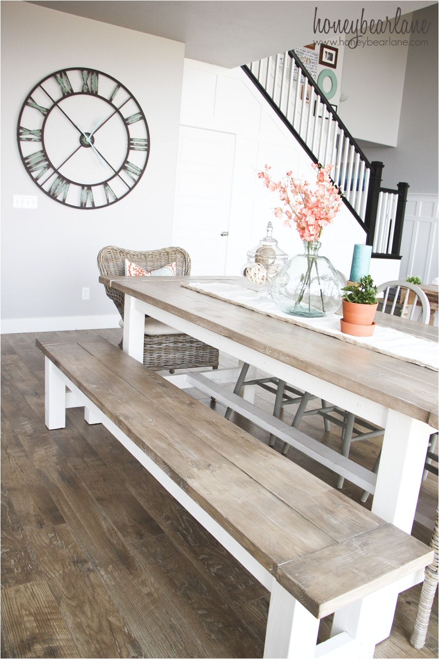 this diy farmhouse table was not as scary to build as i thought it would be and i love the finish i got