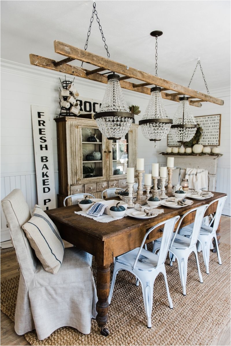 Faith Farm Furniture Simple Neutral Fall Farmhouse Dining Room Fall Inspired Food